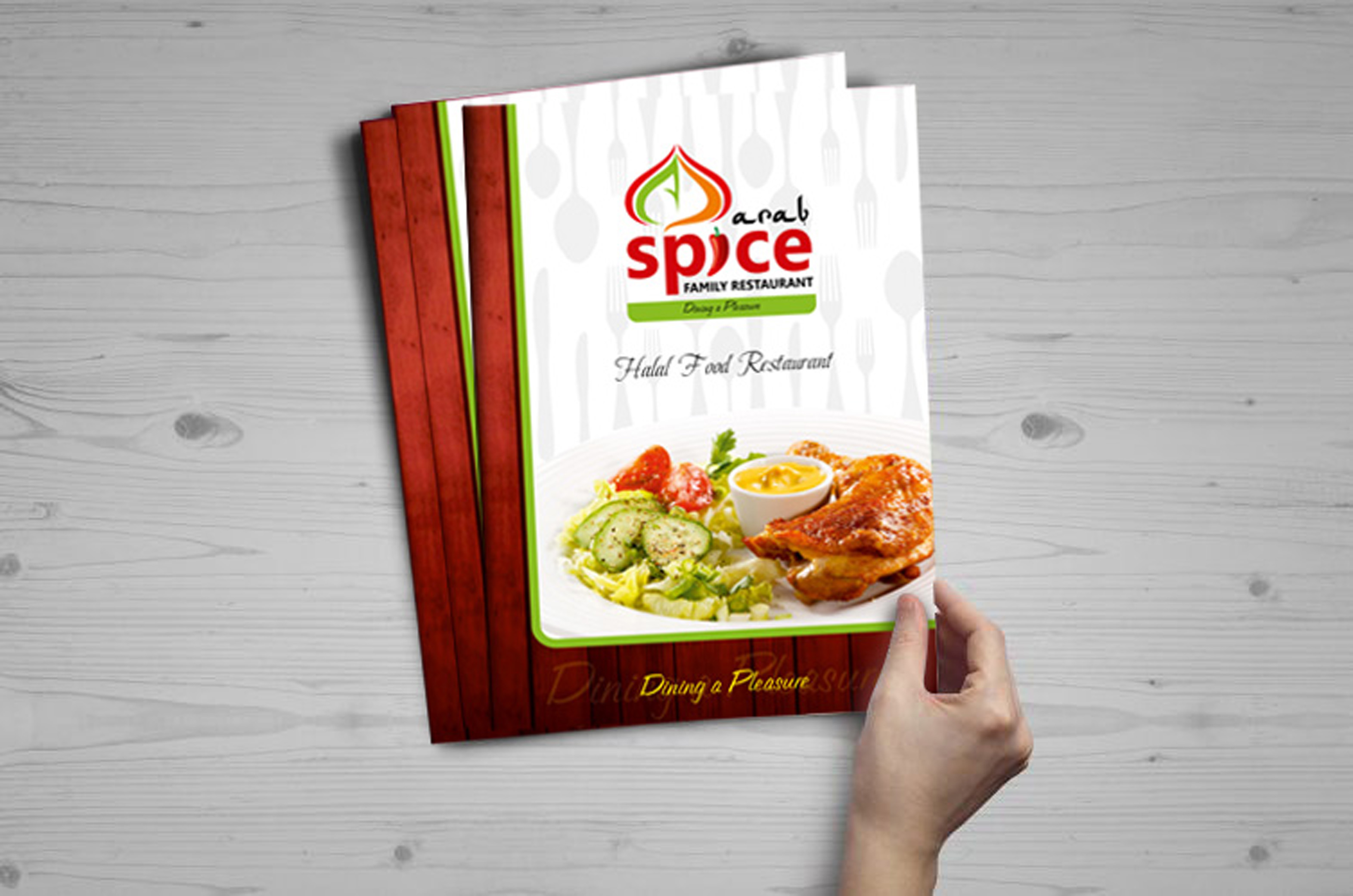 A4 Menu Front