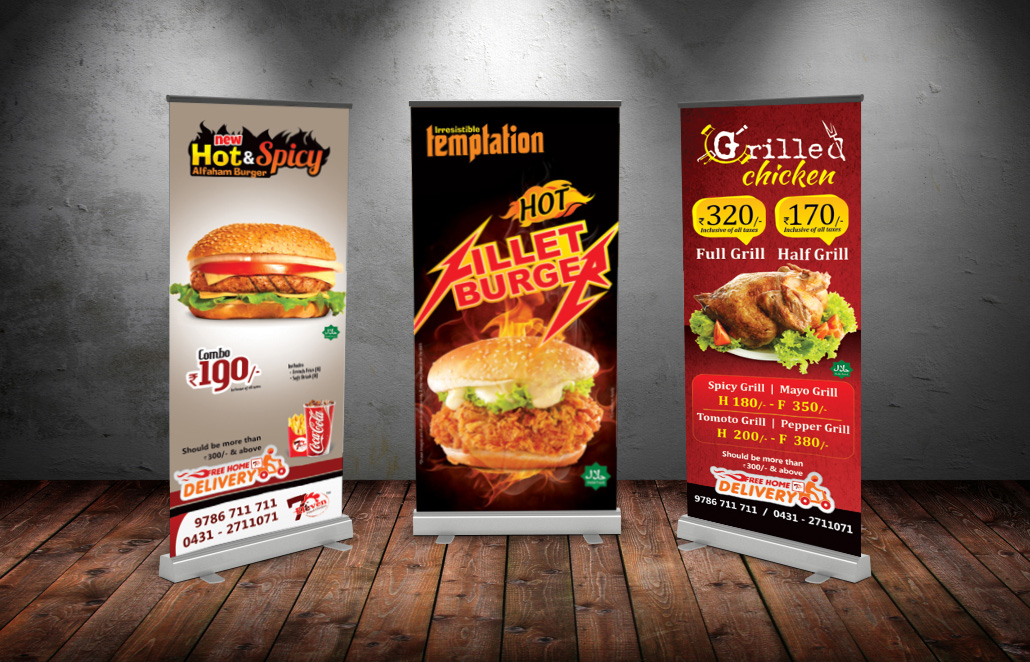 Rollup Stands Exhibition Display Design