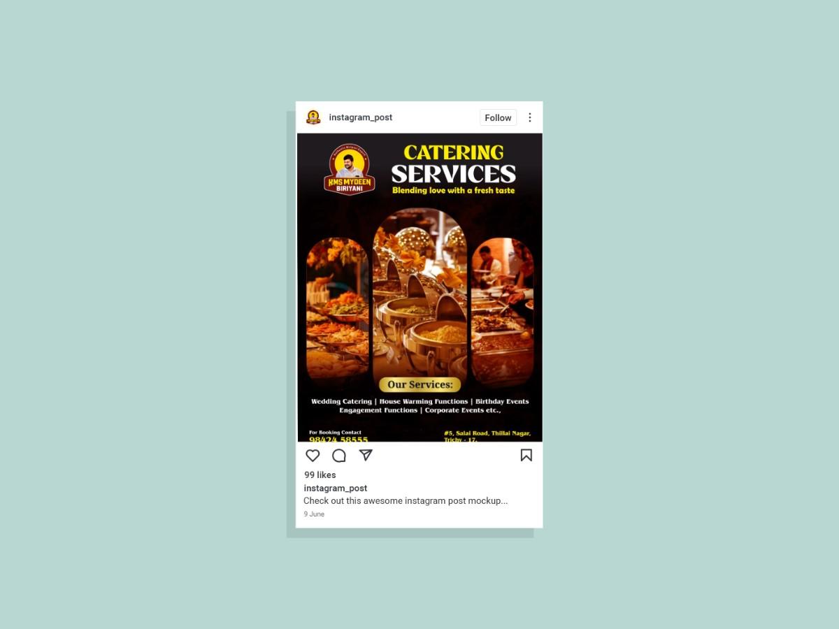 Instagram Social Media Post Design