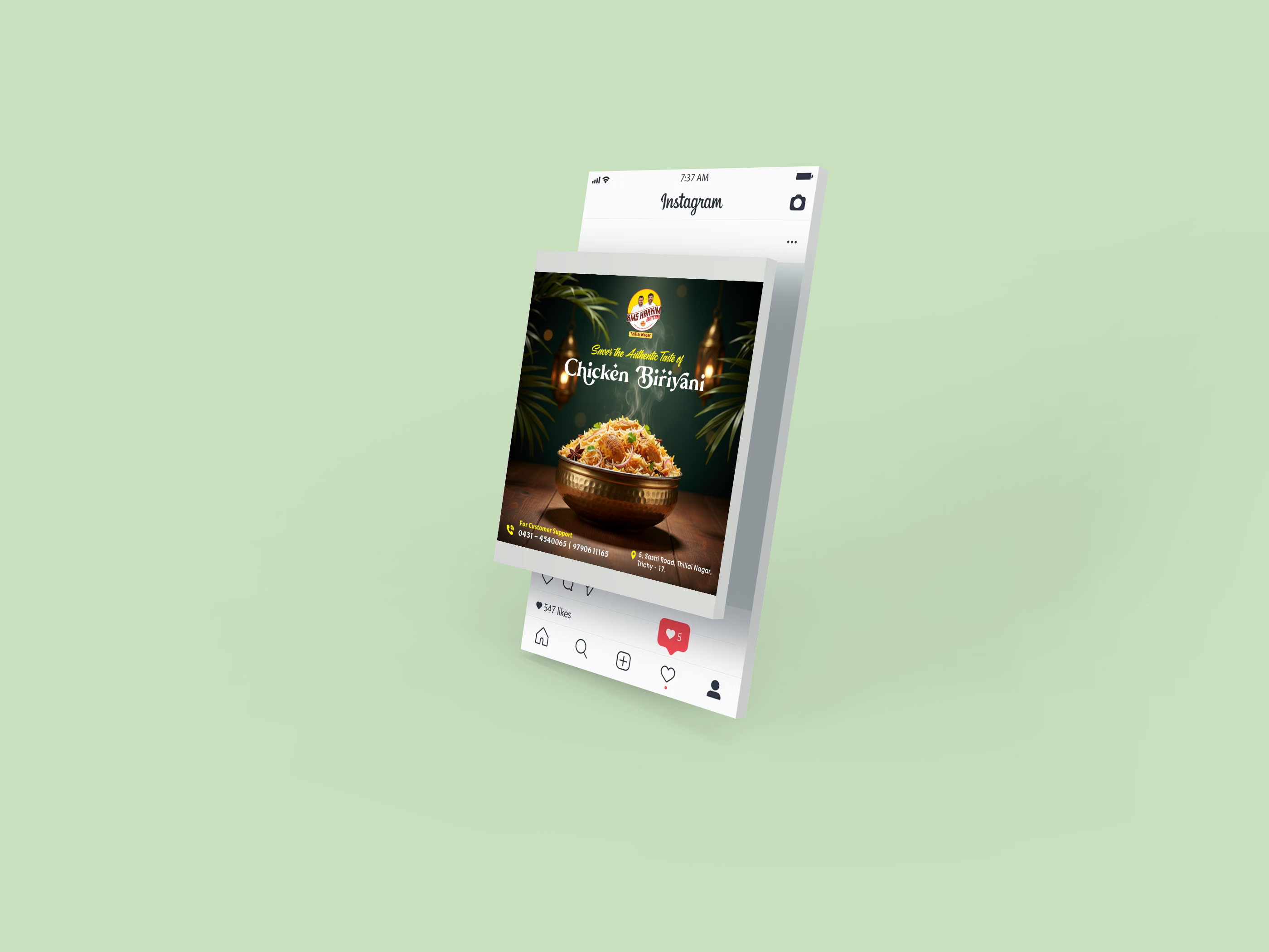 Instagram Post Design Mockup